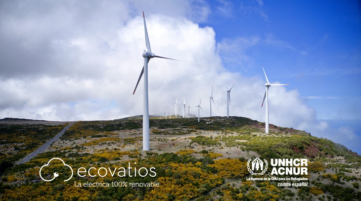 ecovatios suministrará energía 100% verde al Comité español de ACNUR para todas sus oficinas