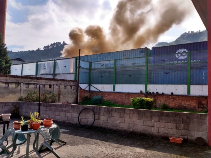 Otro domingo más se dispara la contaminación por partículas en Oviedo