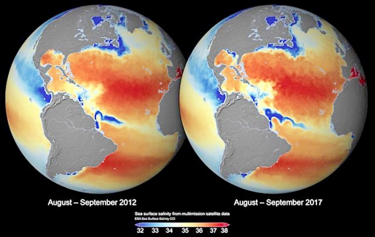 Cómo varía el clima en los mares