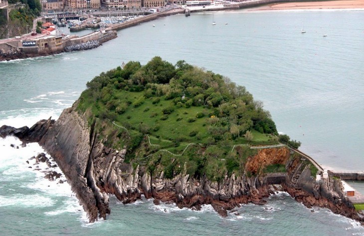 Donostia. La isla Santa Klara
