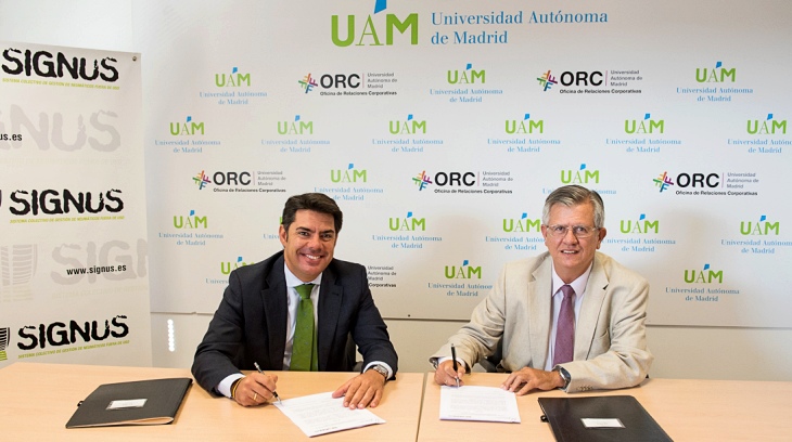 SIGNUS y la Universidad Autónoma de Madrid crean una ‘alianza’ por la economía circular