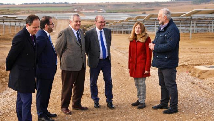 Aragón. Arranca la planta fotovoltaica de Poleñino