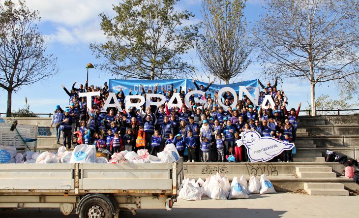 Tarragona. Más de 200 personas ayudan a limpiar las riberas del río Francolí en el Clean-Up Day