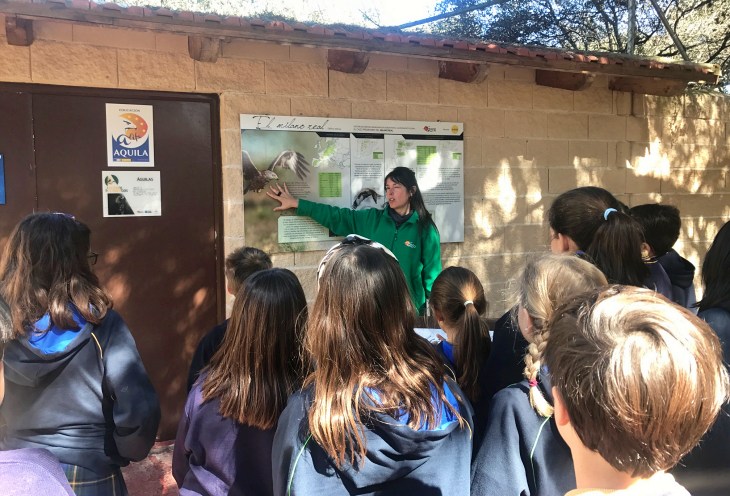 170 colegios e institutos visitaron en 2019 el centro de educación ambiental de GREFA