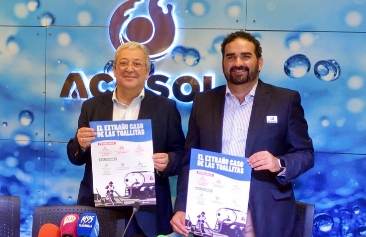 Málaga. Acosol lanza una campaña sobre el uso de las toallitas higiénicas