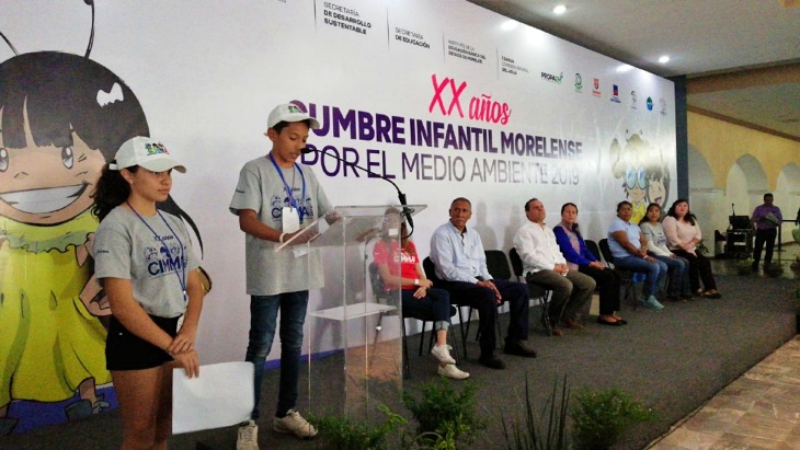 México. La Semarnat y el Cecadesu en la Cumbre Infantil Morelense por el Medio Ambiente