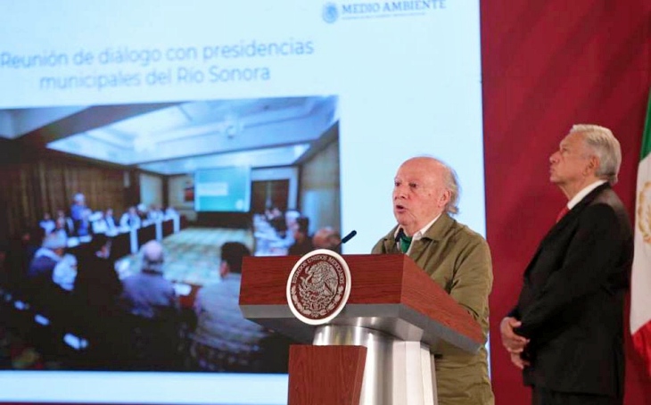 México. Informa sobre acuerdos con pobladores afectados por el derrame en el río Sonora