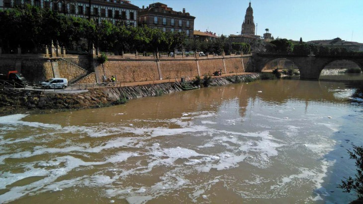 Posibles vertidos en el río Segura