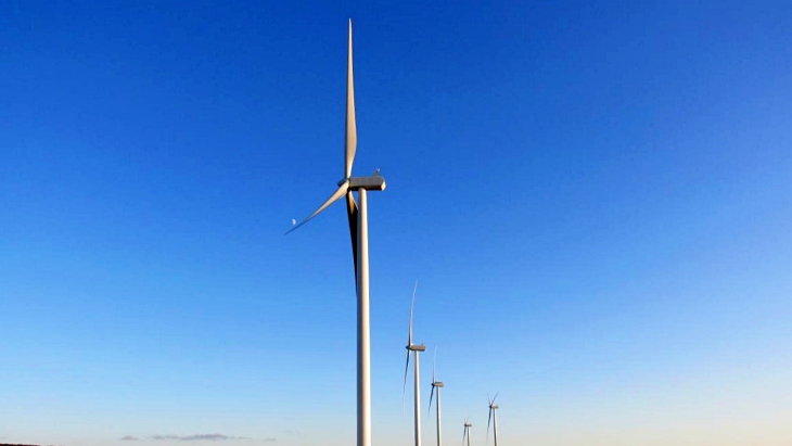 Conectan el parque eólico de la Ampliación los Llanos (Burgos)
