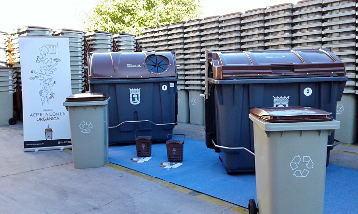 La recogida selectiva de materia orgánica se implanta en todo Madrid