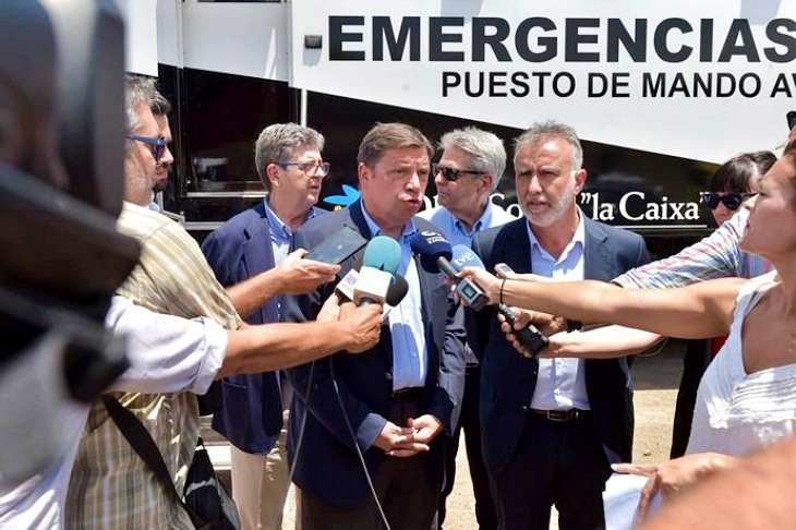 Inminente declaración de Gran Canaria como zona afectada por emergencia por los incendios forestales
