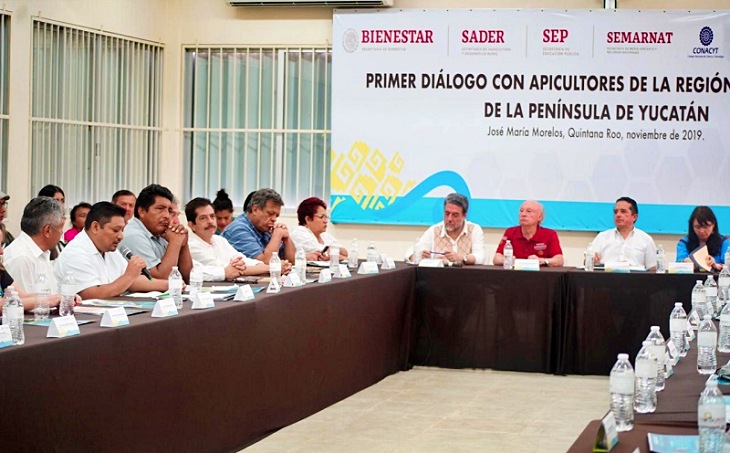 México. Primer diálogo con asociaciones de apicultores y meliponicultores de la gran región biocultural de la Península de Yucatán
