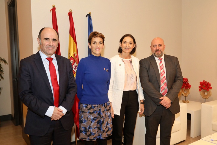 Visita a la Comunidad Foral de Navarra de una delegación de empresas chinas del sector del vehículo eléctrico