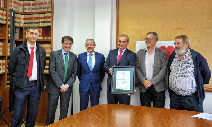 AENOR certifica a GESTAGUA como la primera empresa en obtener la nueva certificación ISO 50001 de Gestión Energética