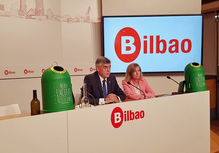 Bilbao fomenta el reciclaje de envases de vidrio en hostelería