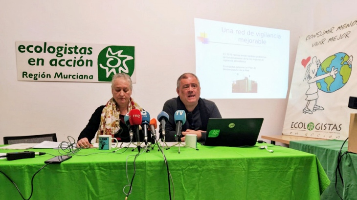 La población murciana ‘atiborrada’ de CO2