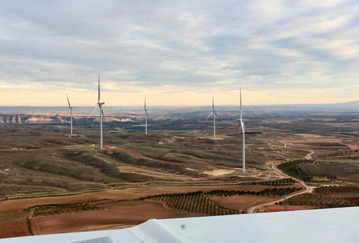Villar Mir Energía presenta dos nuevos parques eólicos en Zaragoza