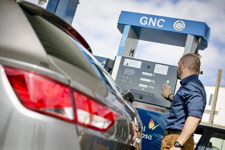 La venta de coches de gas natural al alza