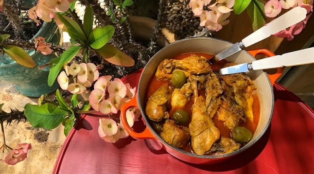 Pollo al estilo marroquí con mezcla de especias
