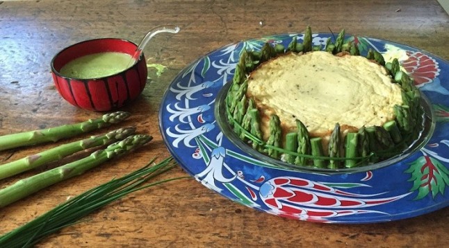 Mousse de espárragos trigueros