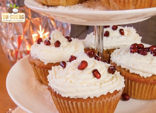 Cupcakes de jengibre y coco