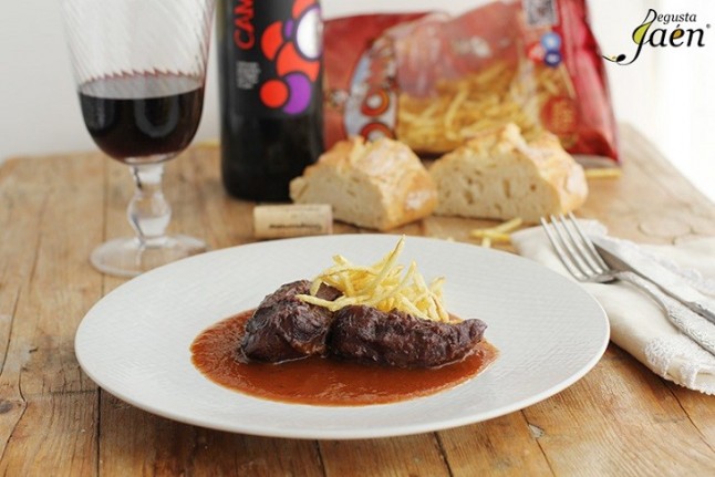 Carrilleras hechas al vino tinto