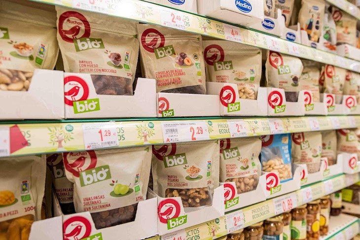 Alimentos ecológicos. Alcampo: una apuesta decidida y autentica por los productos bio