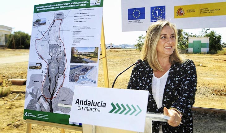 Arrancan las obras del itinerario paisajístico del estuario del Odiel (Huelva)