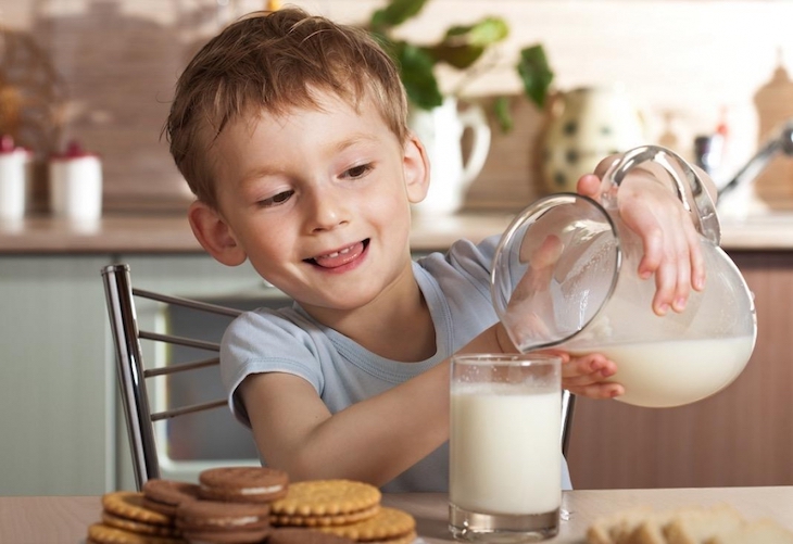 Una alimentación saludable para tus hijos debe incluir lácteos bajos en grasa