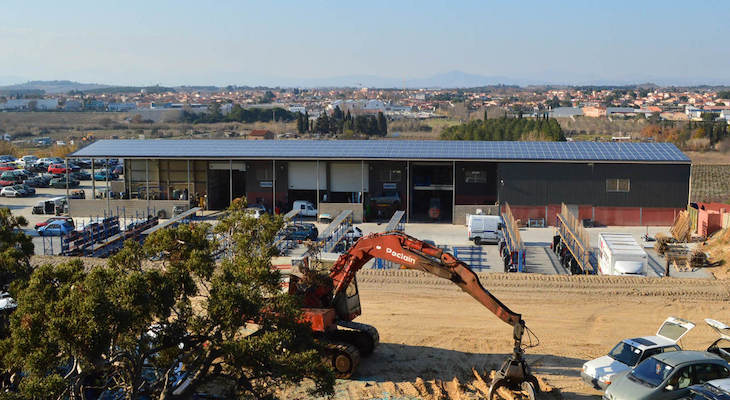 Francia. Dhamma Energy cierra la financiación de la cubierta solar Pollestres de 3