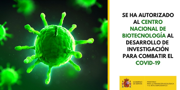 España agiliza los trámites para la investigación con organismos genéticamente modificados para combatir el COVID-19