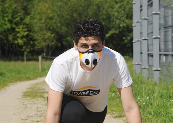 Idawen mejora su máscara reutilizable para deportistas