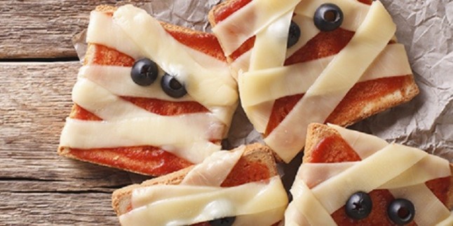Momipizzas: ¡Snack terroríficos para la noche de Halloween!