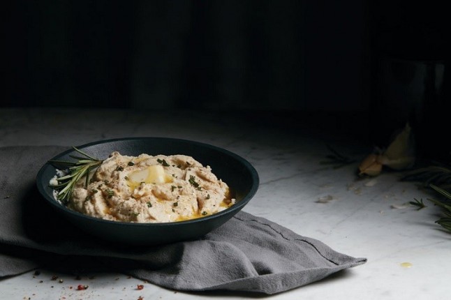 Puré vegano de coliflor