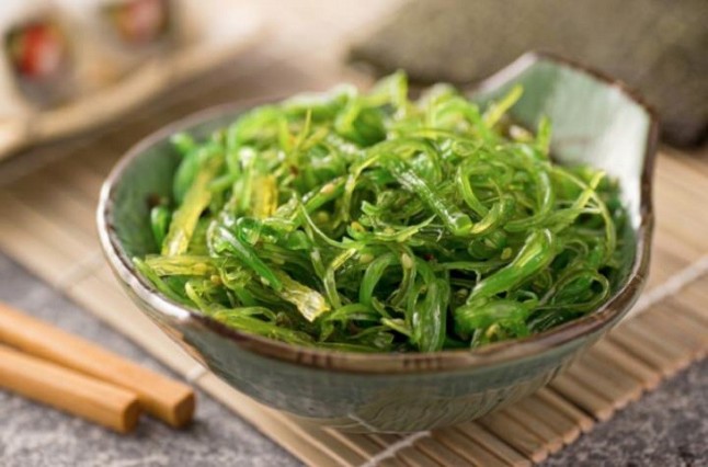 Algas dietéticas y muy saludables