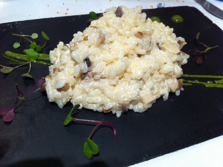 El Cantero de Letur: Arroz cremoso con espárragos y setas