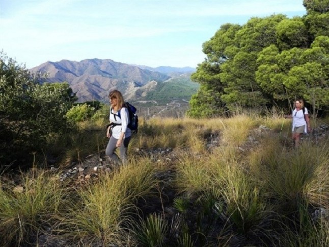 Programa de senderismo en Málaga