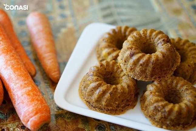 Rosquillas Veganas de zanahoria