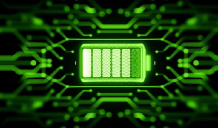 Tecnología verde cargando dispositivos en segundos