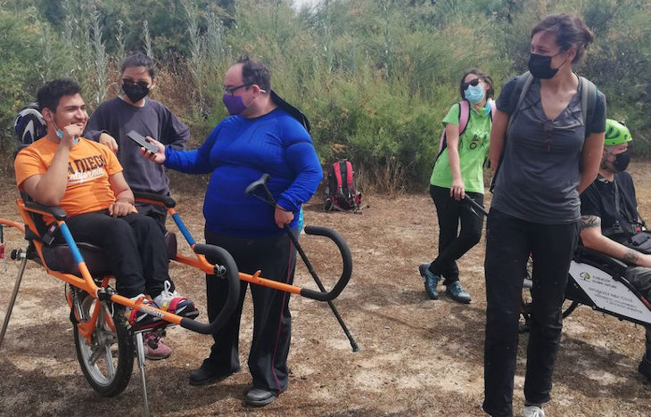 Ruta accesible e inclusiva dentro del proyecto Naturacces