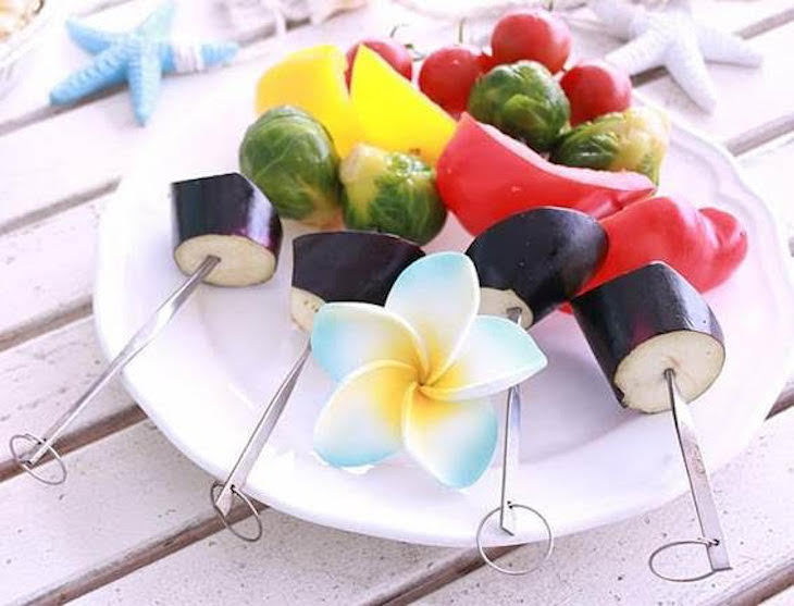 Brochetas vegetales para tu barbacoa de verano