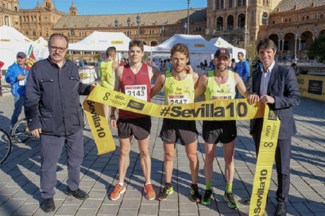 Los escolares cobran protagonismo en la carrera popular del parque María Luisa del circuito #Sevilla10