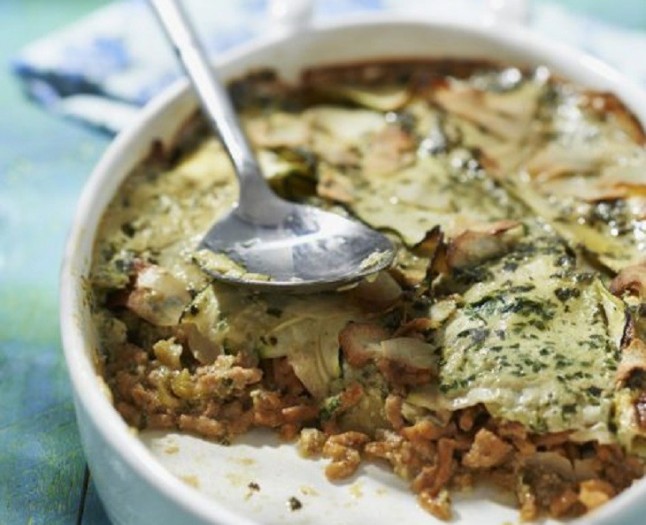 Parmentier de calabacín