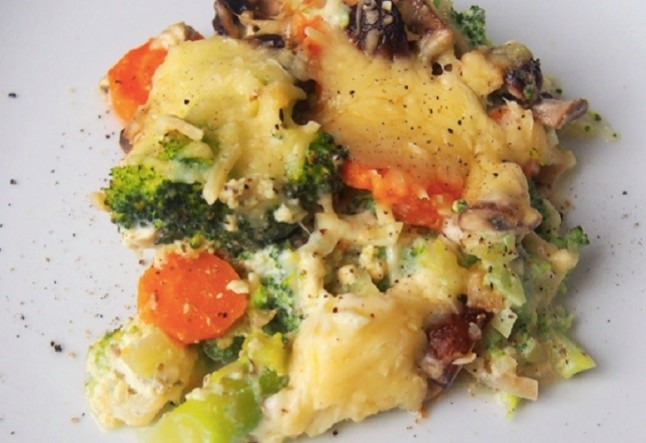 Cazuela de patata con verduras