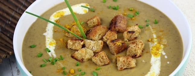 Puré de lentejas con curry
