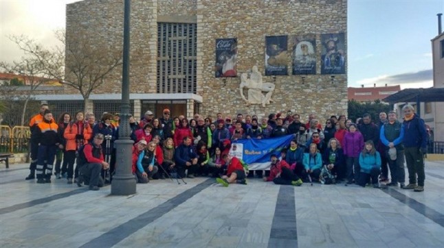 La Diputación de Almería muestra a un centenar de senderistas los paisajes de la Vía Verde del Almanzora