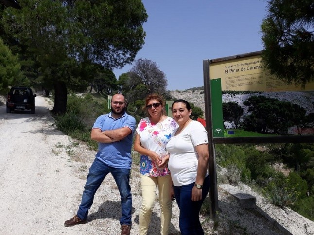 Una nueva ruta turística entre El Pinar de Cánava y Los Caracoles en Jimena (Jaén) fomenta el ocio al aire libre