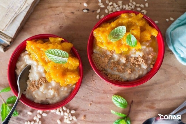 Arroz con leche vegan