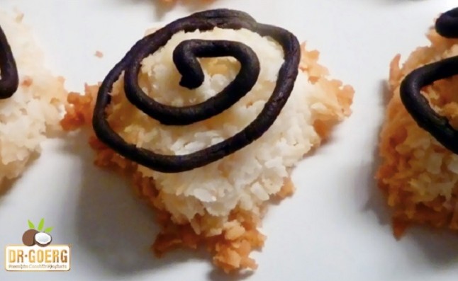 Macarons de naranja y coco