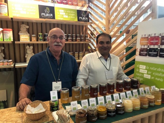 Las mieles ecológicas Muria BIO sorprenden a ‘propios y extraños’ en la primera edición de Organic Food Iberia